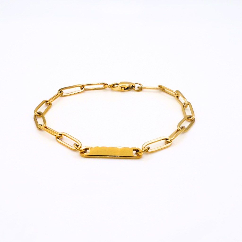 Paperclip Bar Bracelet